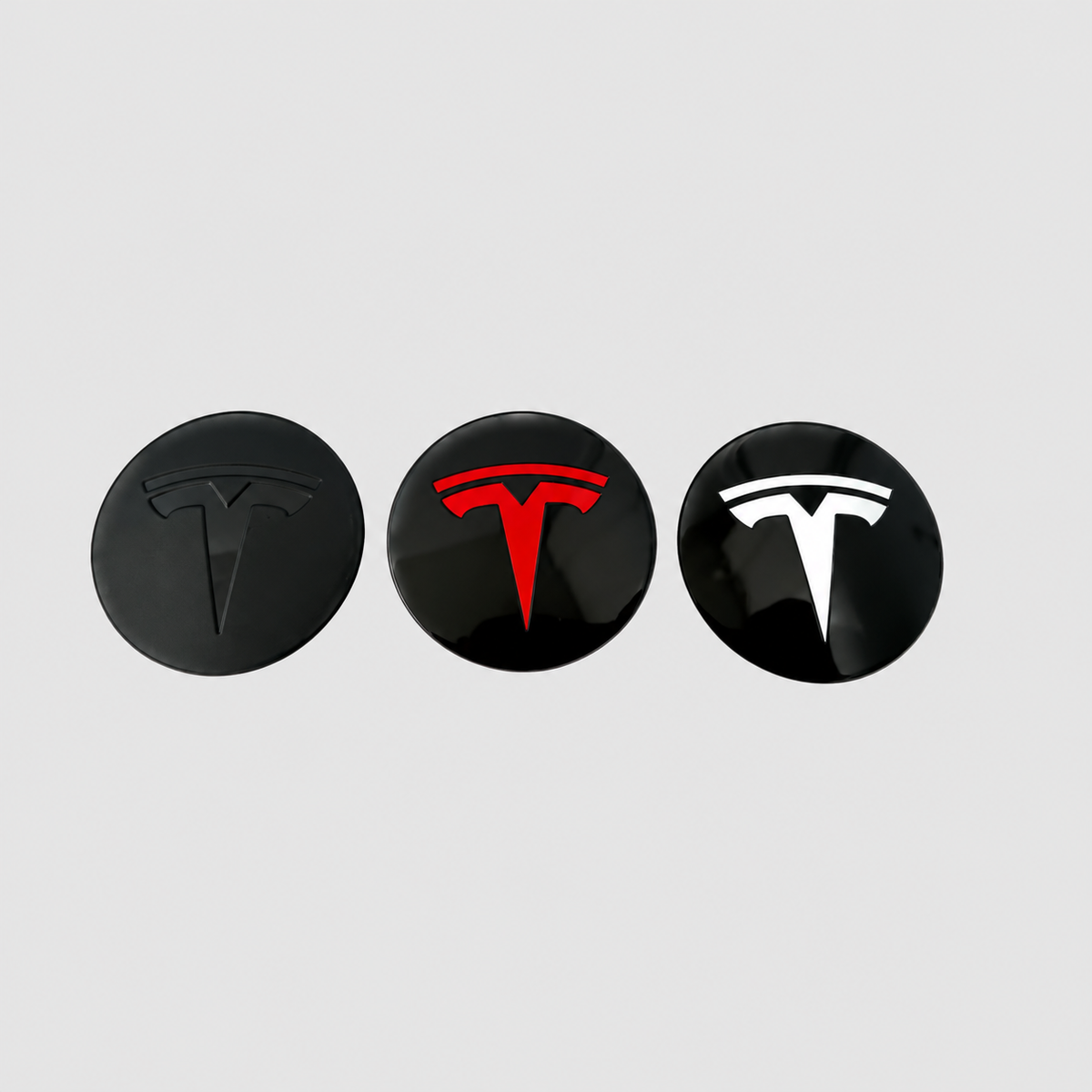 Wieldoppen met T-logo voor Vortex-wieldoppen - zwart (4 stuks)
