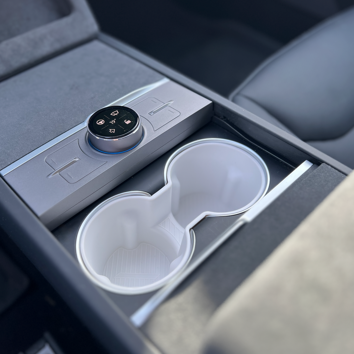 GCG Max bekerhouder in wit voor Tesla Model 3/Y