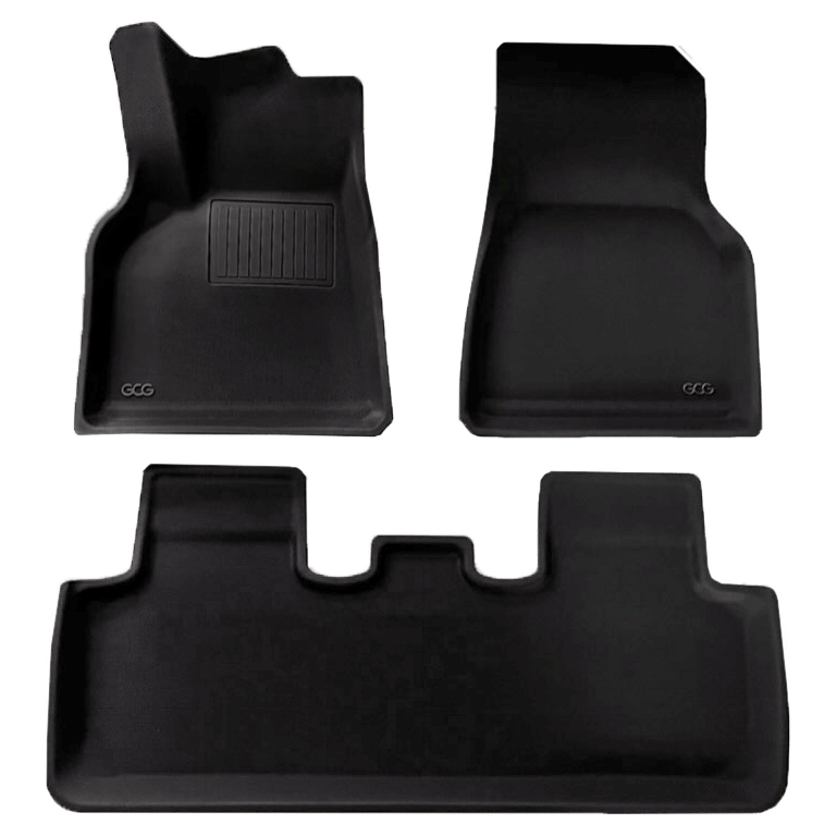 GCG MAX 3D All Weather vloermatten set voor 7-zits Tesla Model Y