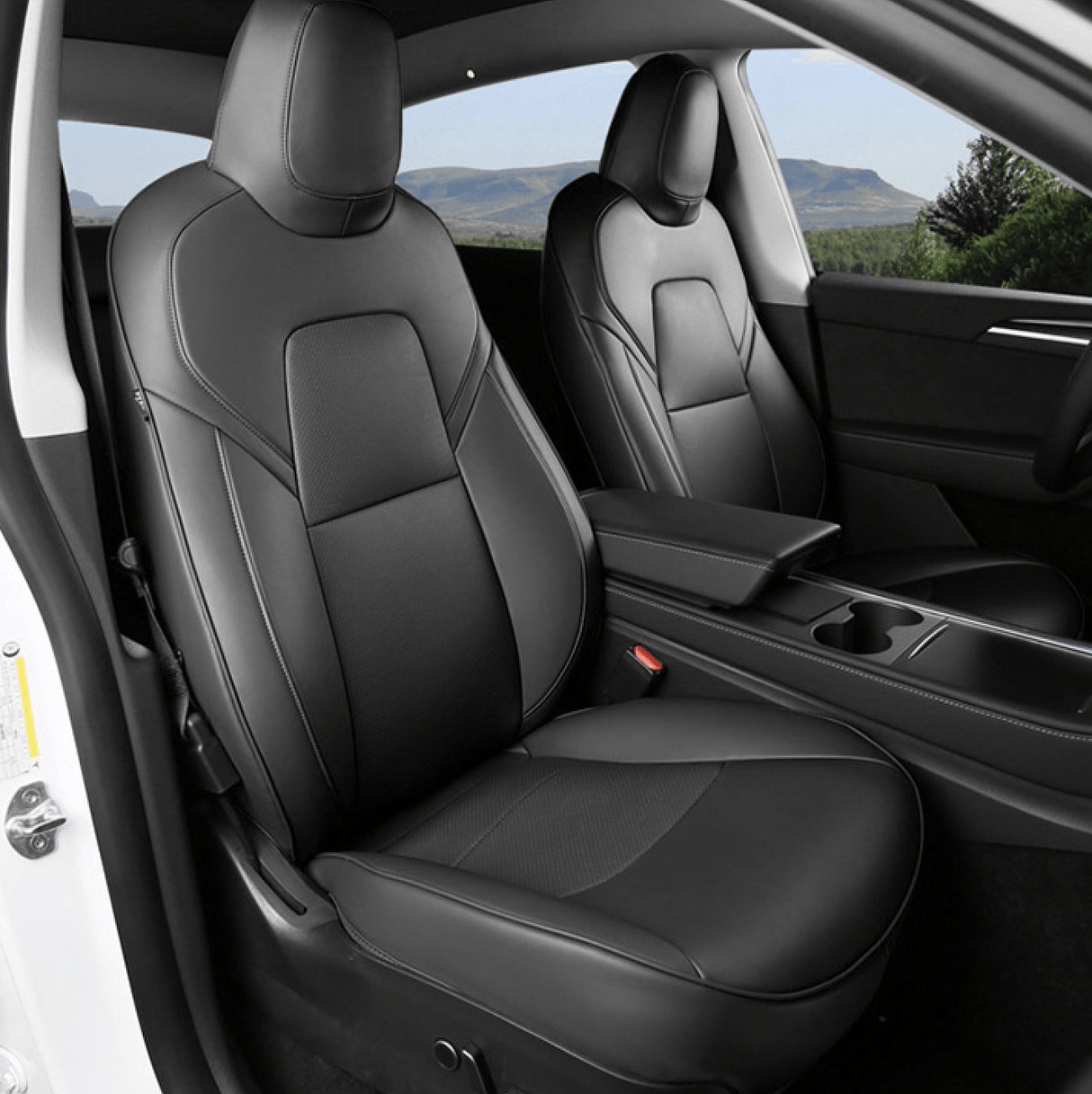 Compleet set stoelbekleding - passend voor Tesla Model Y