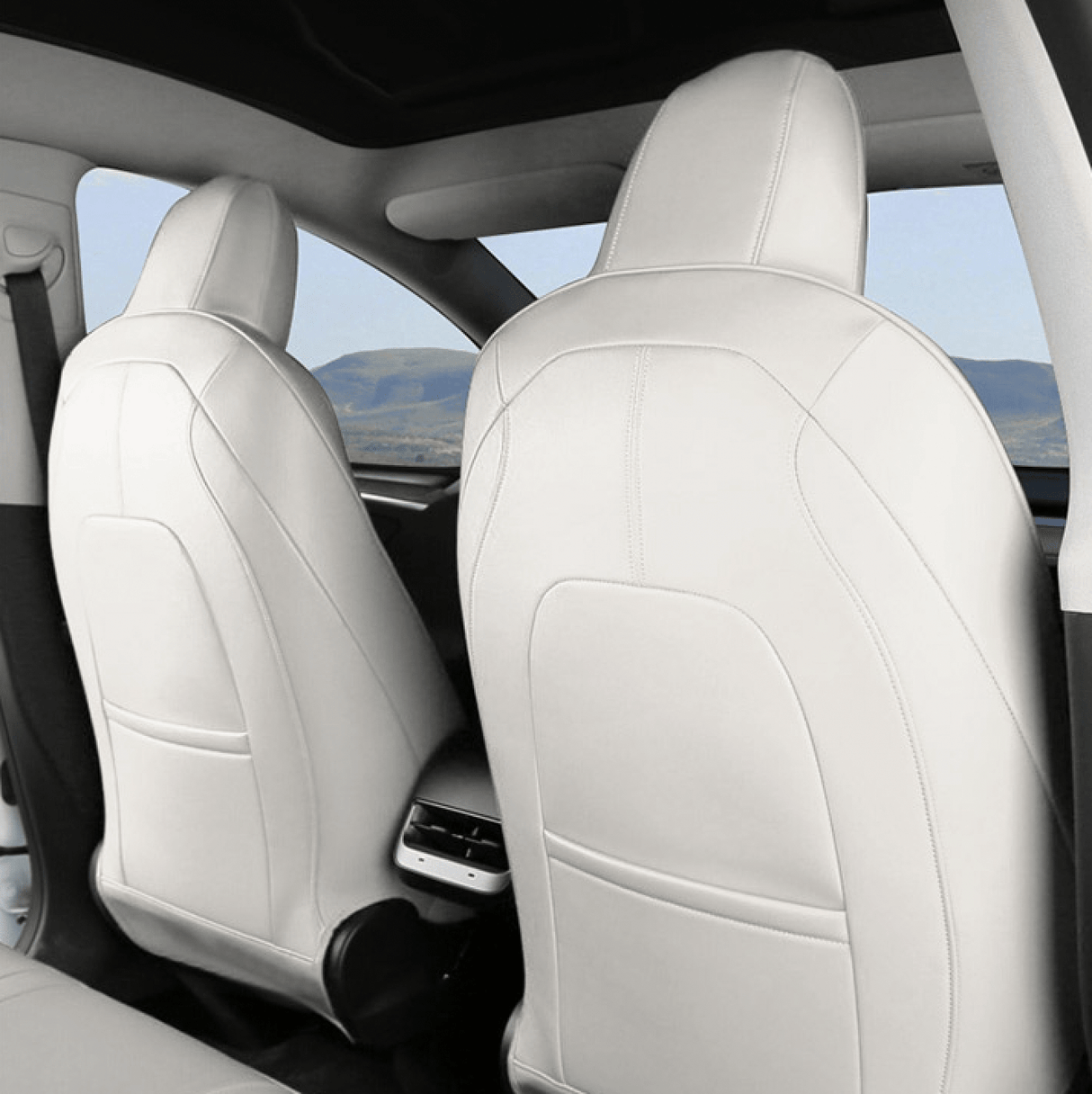 Compleet set stoelbekleding - passend voor Tesla Model Y