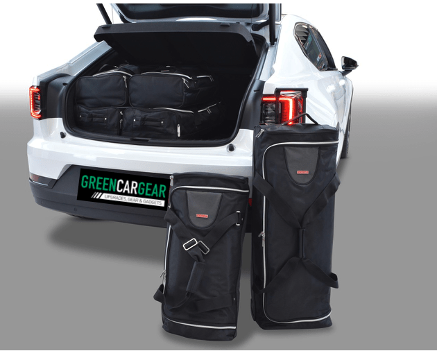 Car-Bags tas set op maat voor Polestar 2, optimale ruimtebenutting voor reizen.