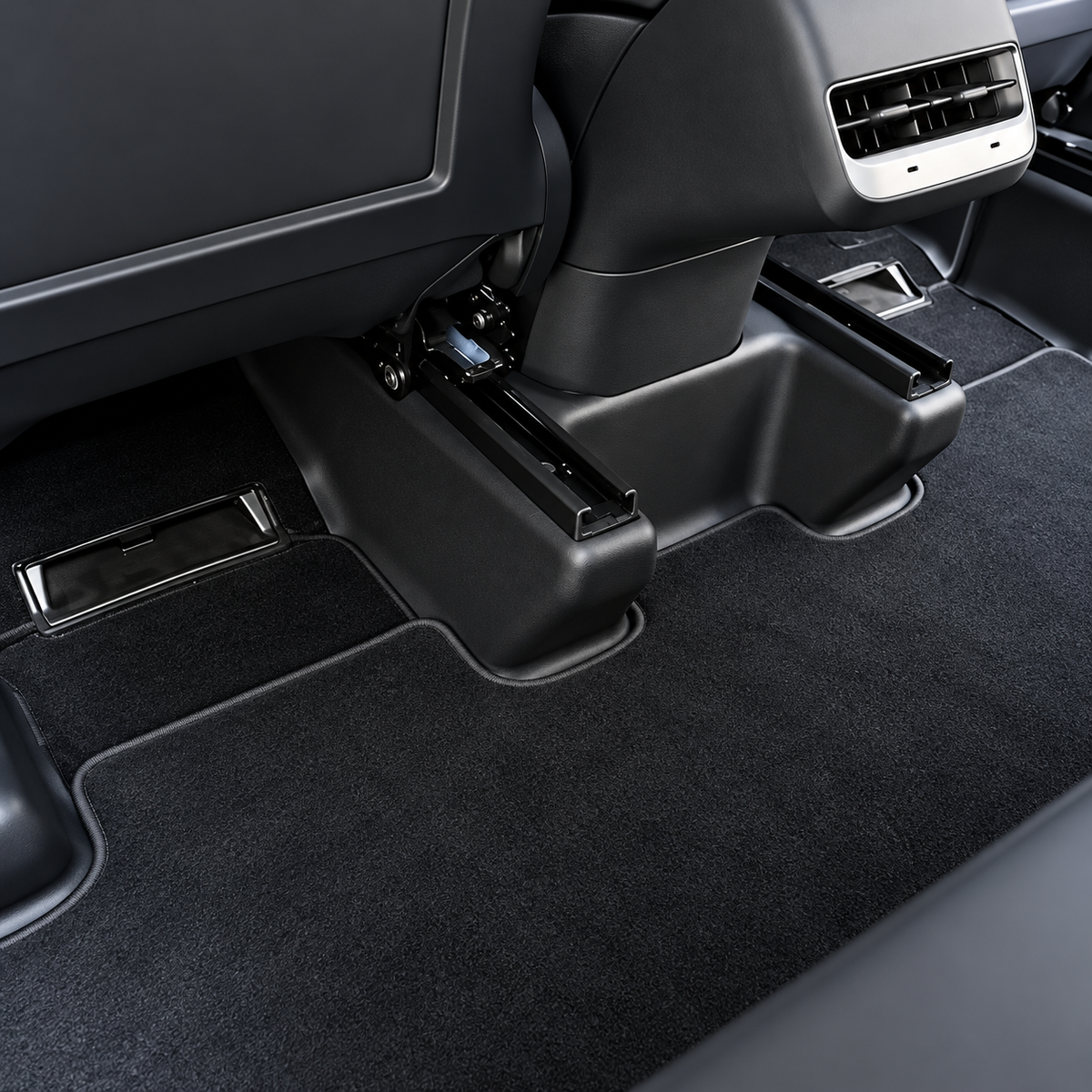 Bescherming voor de stoelrails op de achterbank – Tesla Model Y (2020–2024)