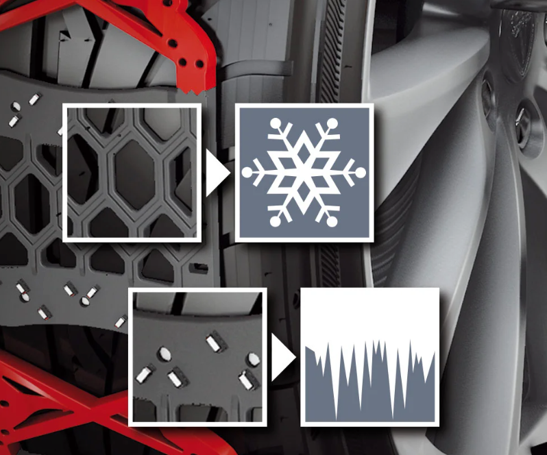 Polaire Grip sneeuwkettingset - Past op Tesla Model Y
