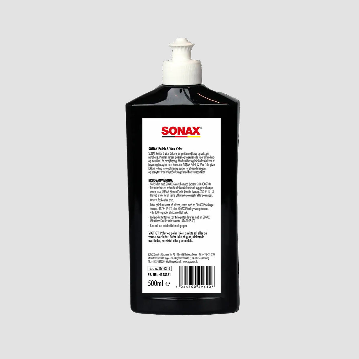 Sonax Polish & Wax Color (rood)