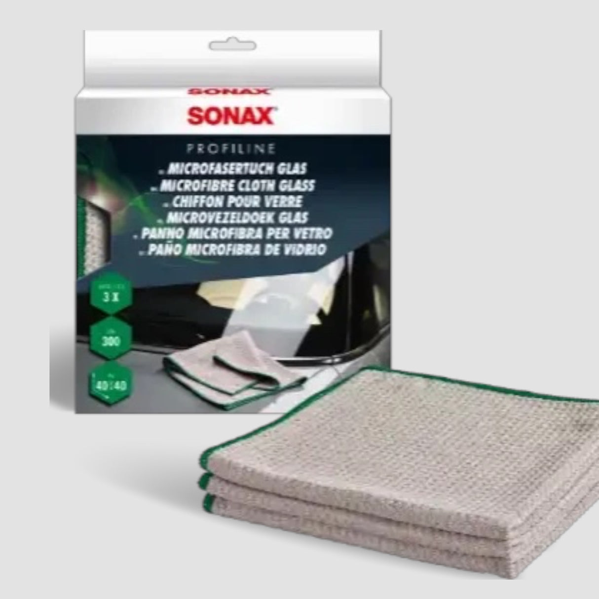 Sonax microvezeldoek voor het reinigen van de auto. Zowel buiten als binnen.