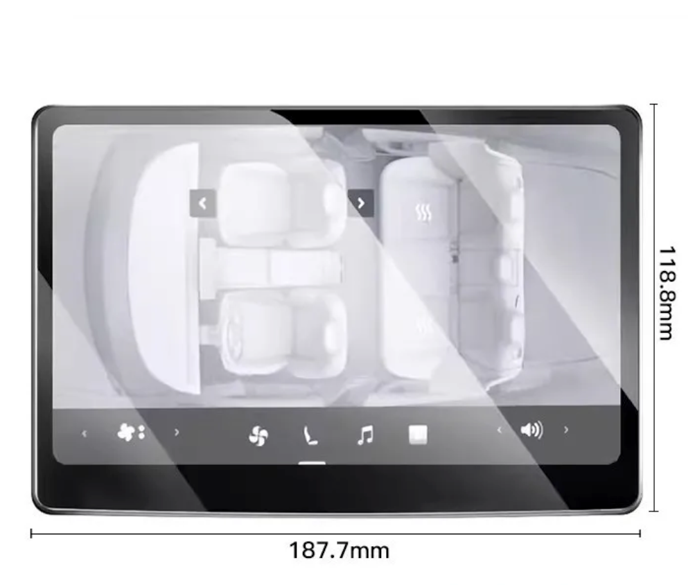 8" schermbeschermer (achterbank) voor Tesla Model 3 & Y