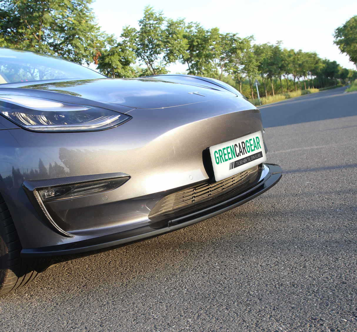 Compleet bodykit in mat zwart - Passend voor Tesla Model 3
