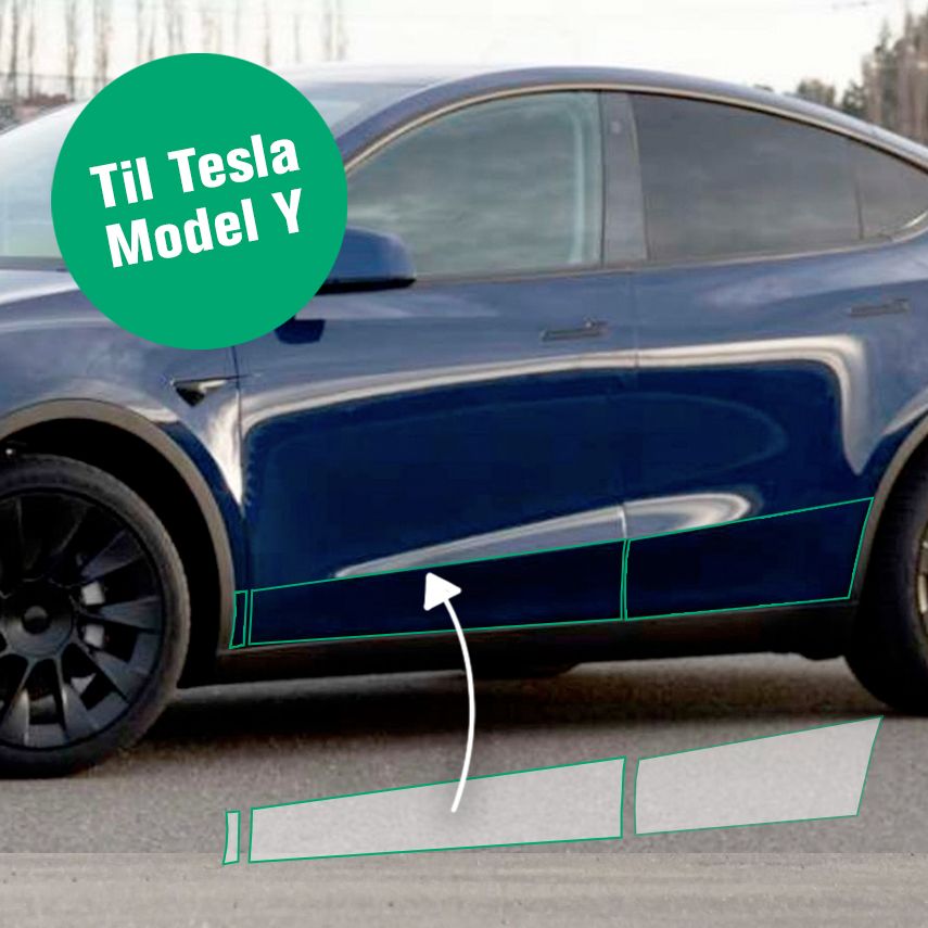 Premium Beschermfolie voor Tesla Model 3/Y. Doe-het-zelf-kit