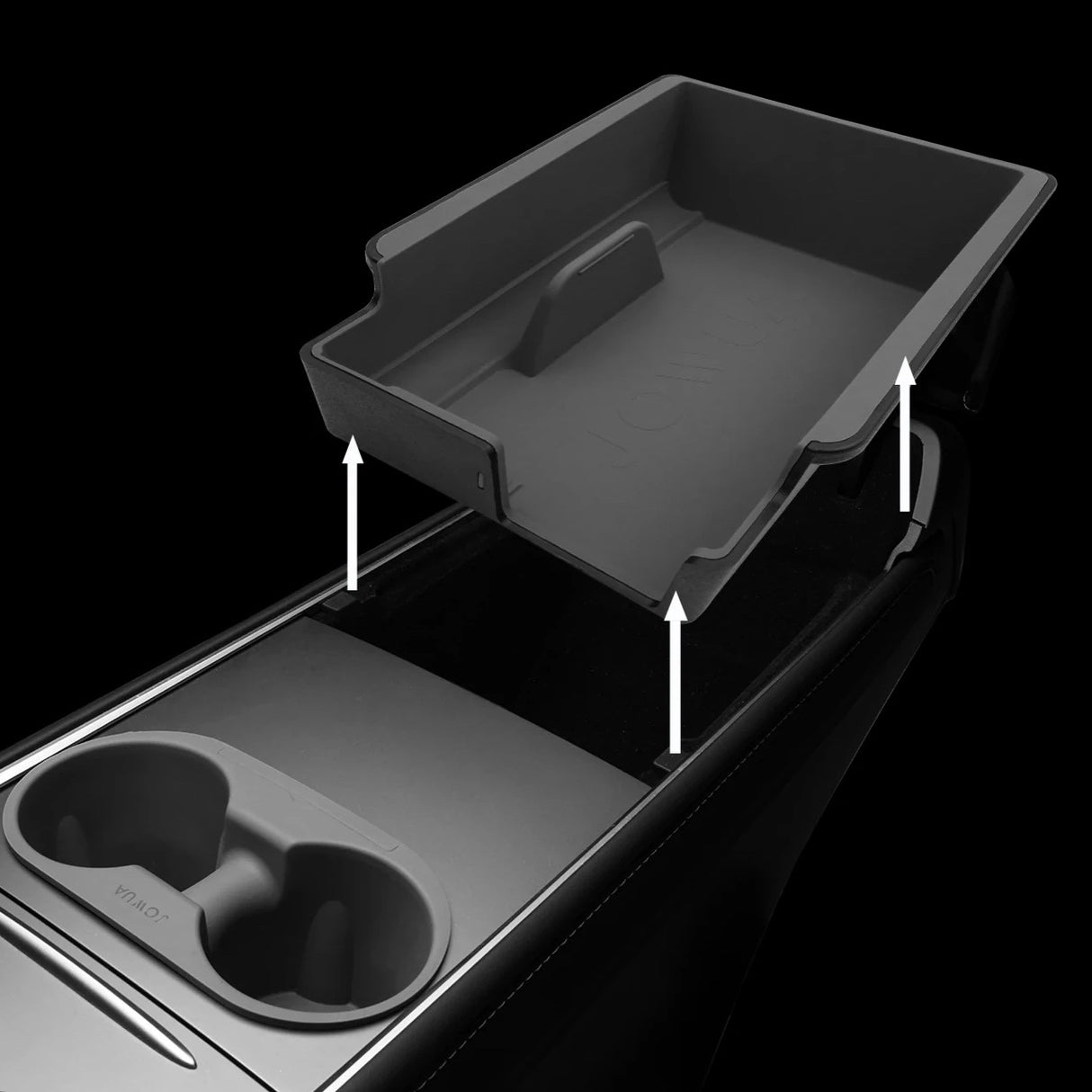 Jowua opbergbox (armleuning) Past op Tesla Model Y en Model 3
