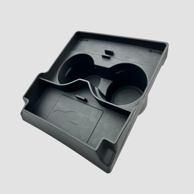 Bekerhouder met opbergruimte en zonnebrillenhouder