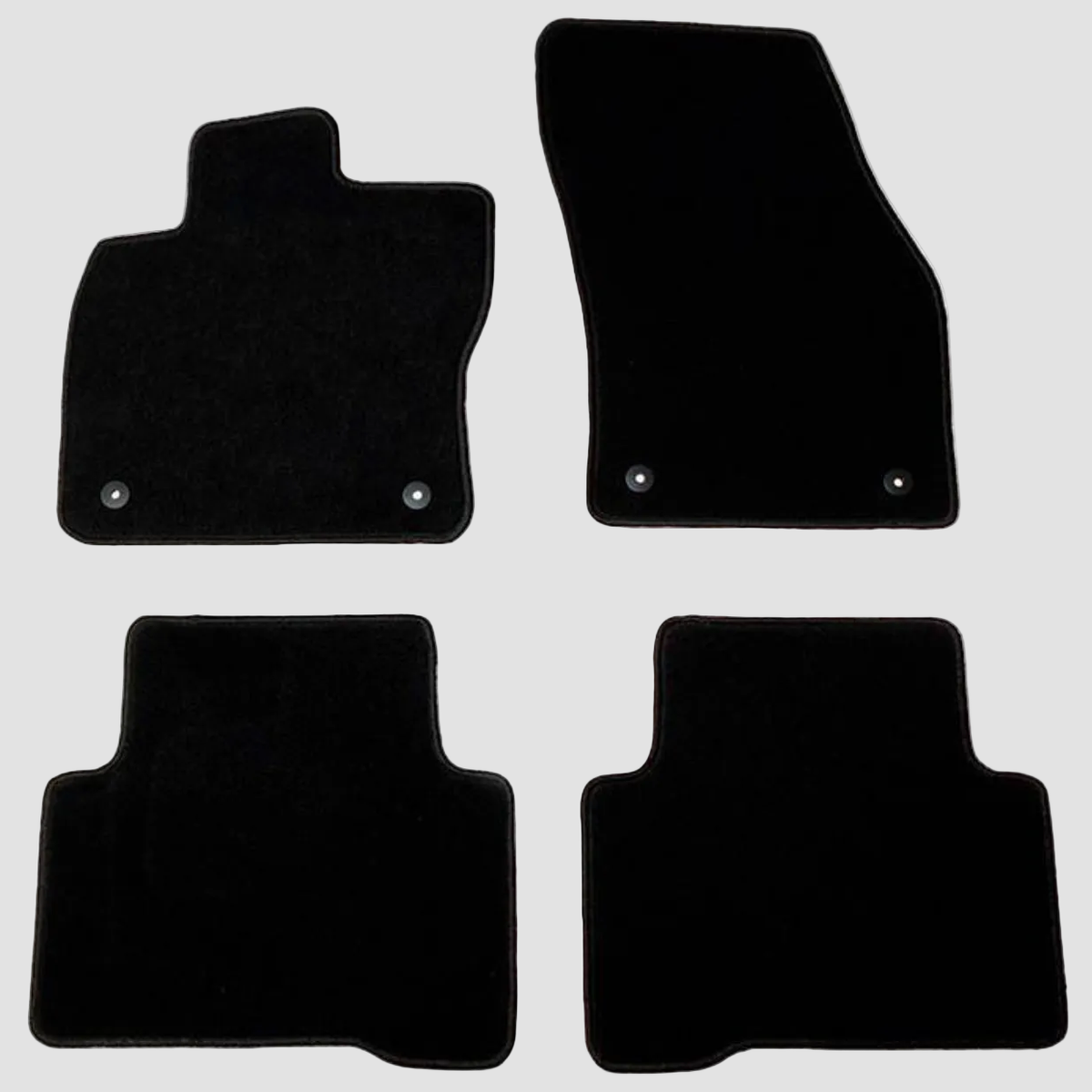 zwarte vilten matten set voor VW ID.7