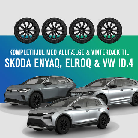 19 inch winterwielen, lichtmetalen velgen en banden voor Skoda Enyaq, Elroq en VW ID.4