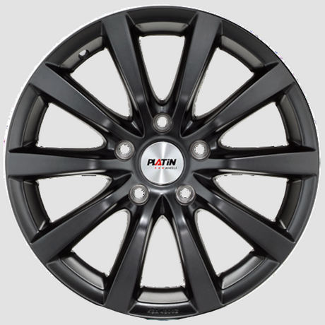 Platin P66 velg in zwart, ontworpen voor Renault Scenic E-tech.