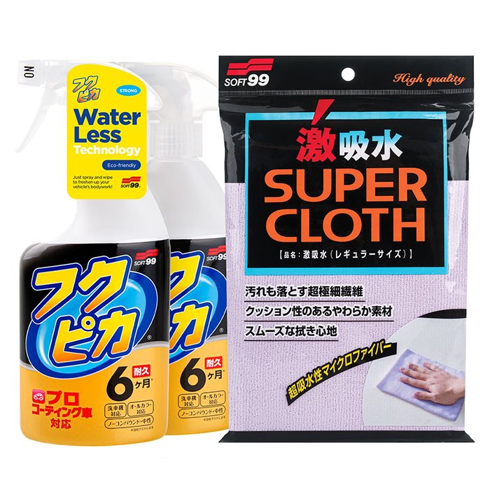 Soft99 Waterless reinigingsset