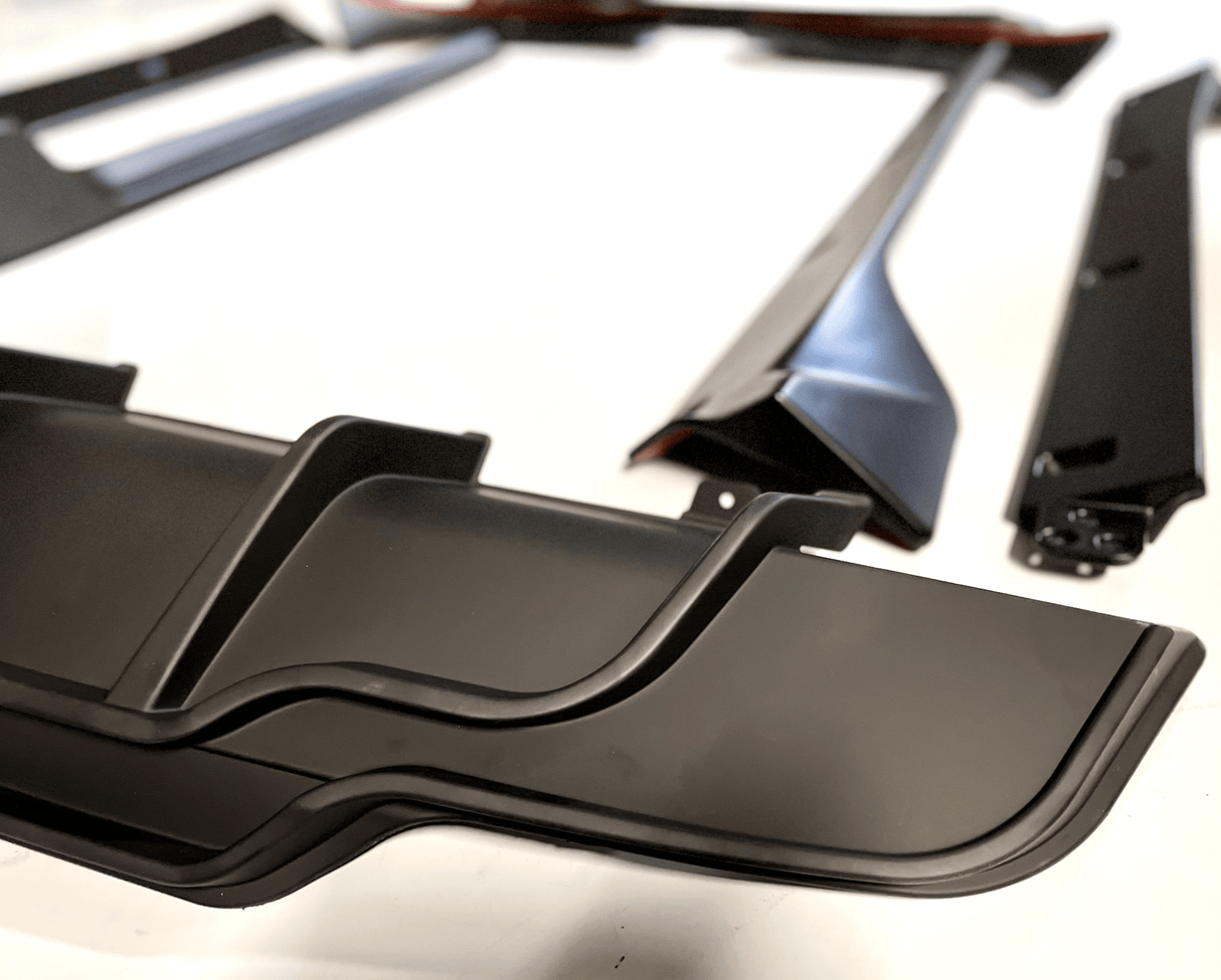 Compleet bodykit in mat zwart - Passend voor Tesla Model 3