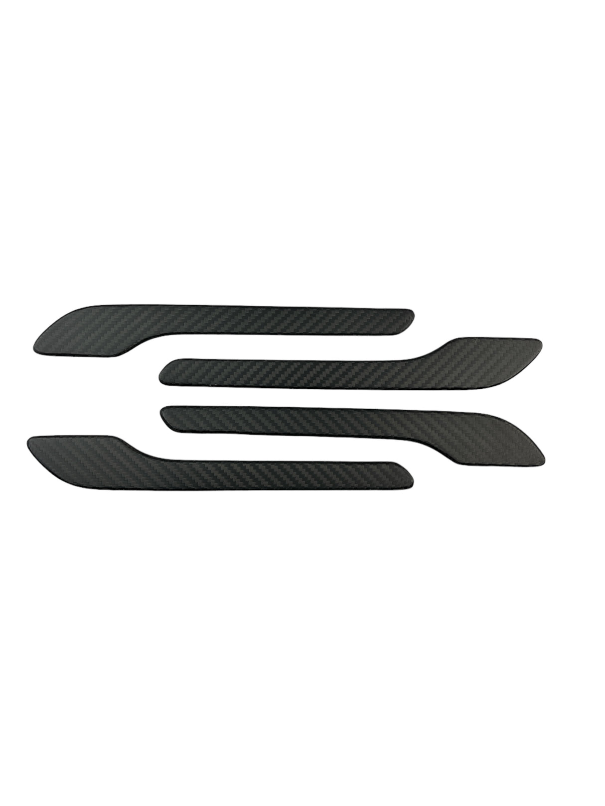 Cover voor deurhendels van echt mat carbon voor Tesla Model 3 en alle Model Y