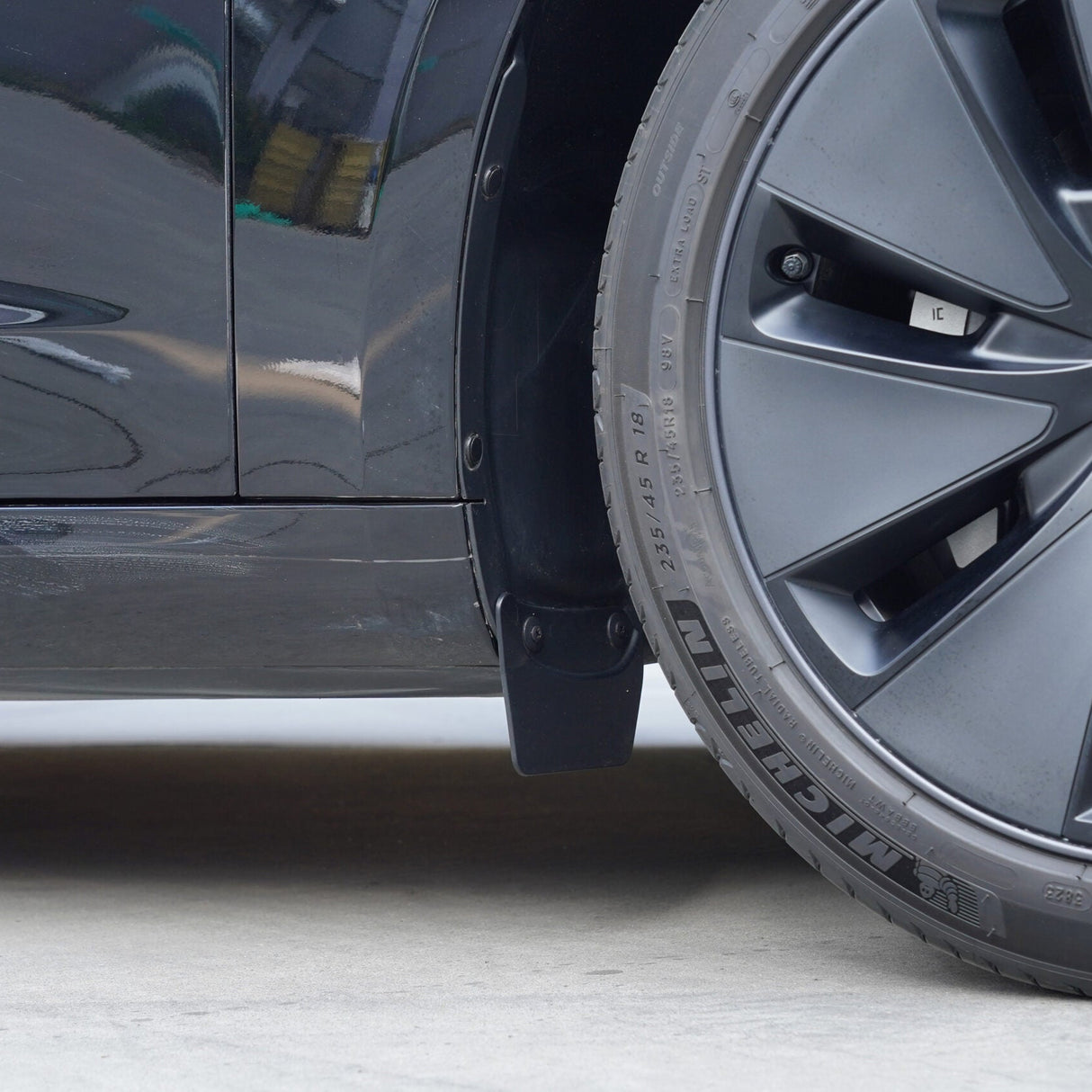 Spatlappen/mud flaps voor Tesla Model Y