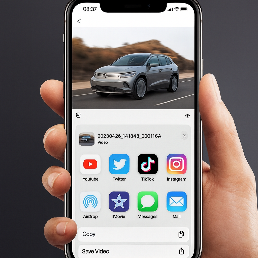 GCG MAX 4K Dashcam voor Skoda Enyaq
