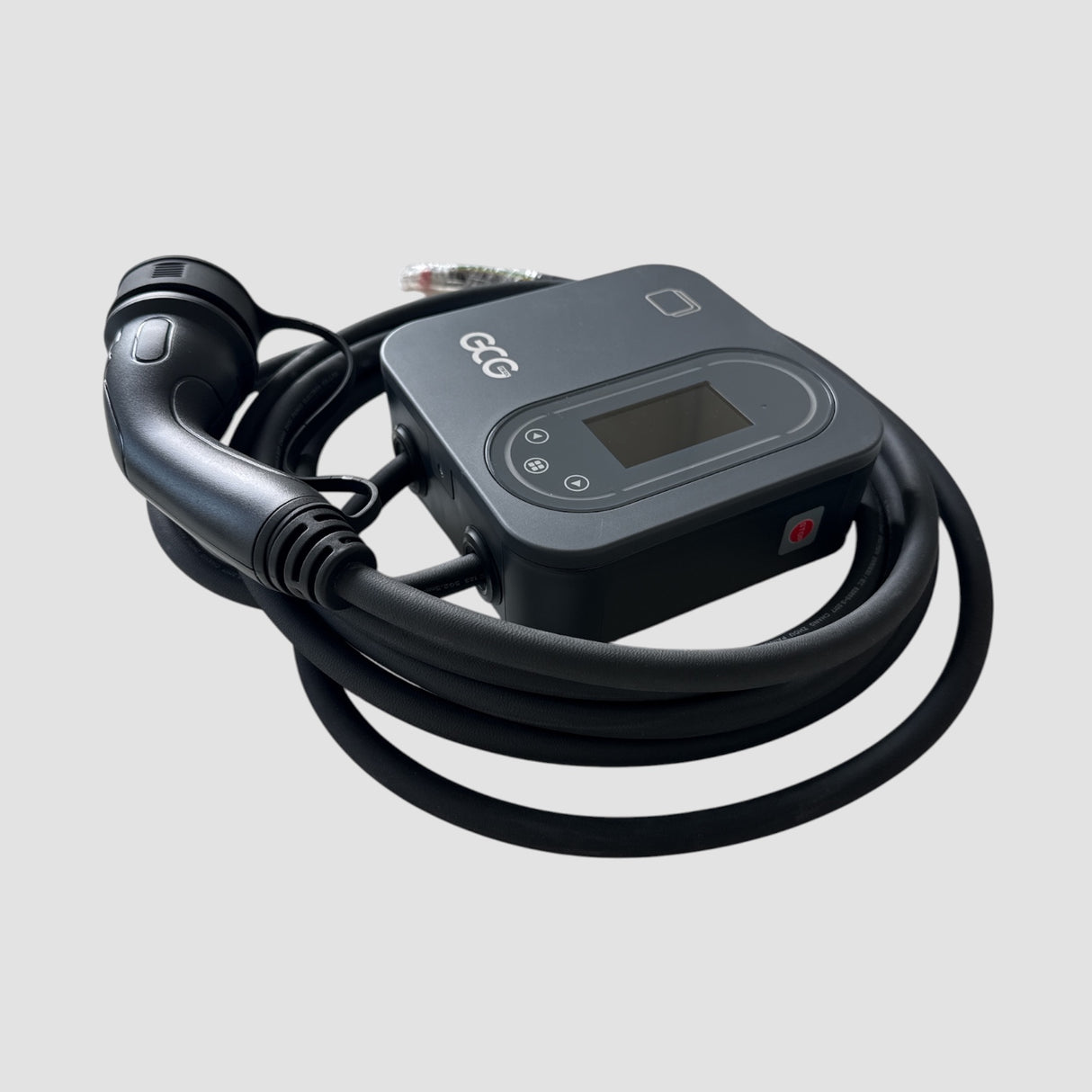 GCG MAX laadstation met type 2 stekker en kabel.