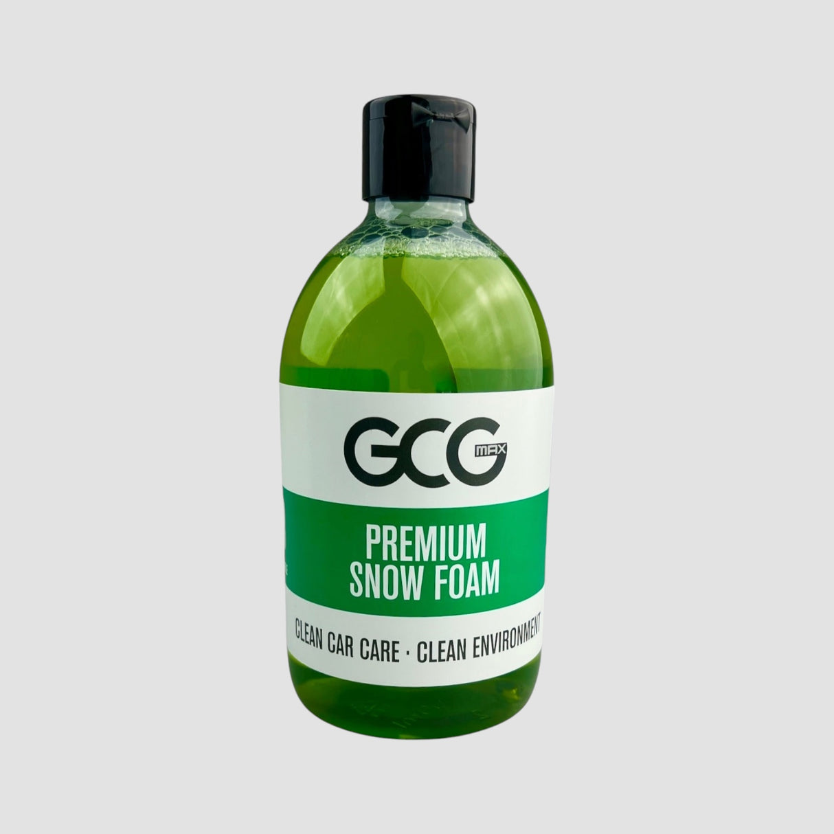 GCG MAX Snow Foam productfles voor autowasbeurt