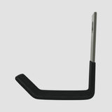 eenvoudige houder voor laadkabel gezien van opzij.