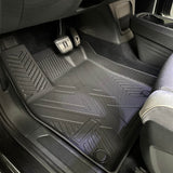 3D All Weather vloermattenset voor VW ID.3, zwart, op maat gemaakt.