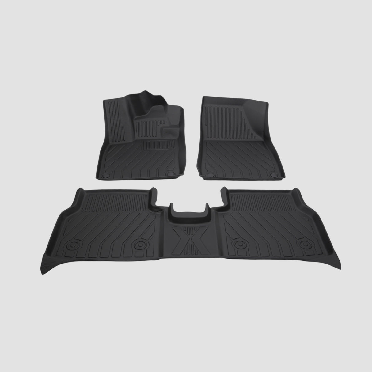 All Weather matten set van zwart rubber voor VW ID.4