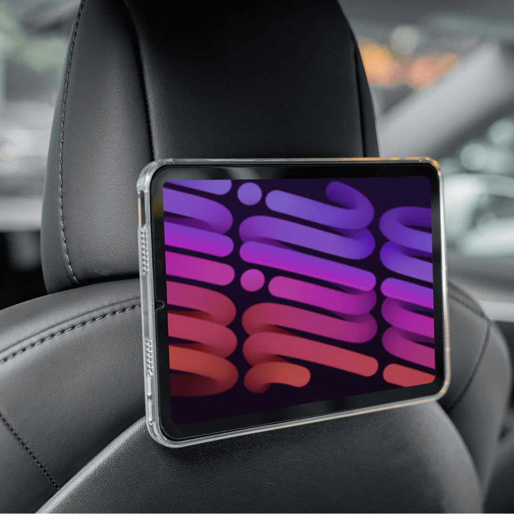 Tablet die vastzit in de magneethouder.