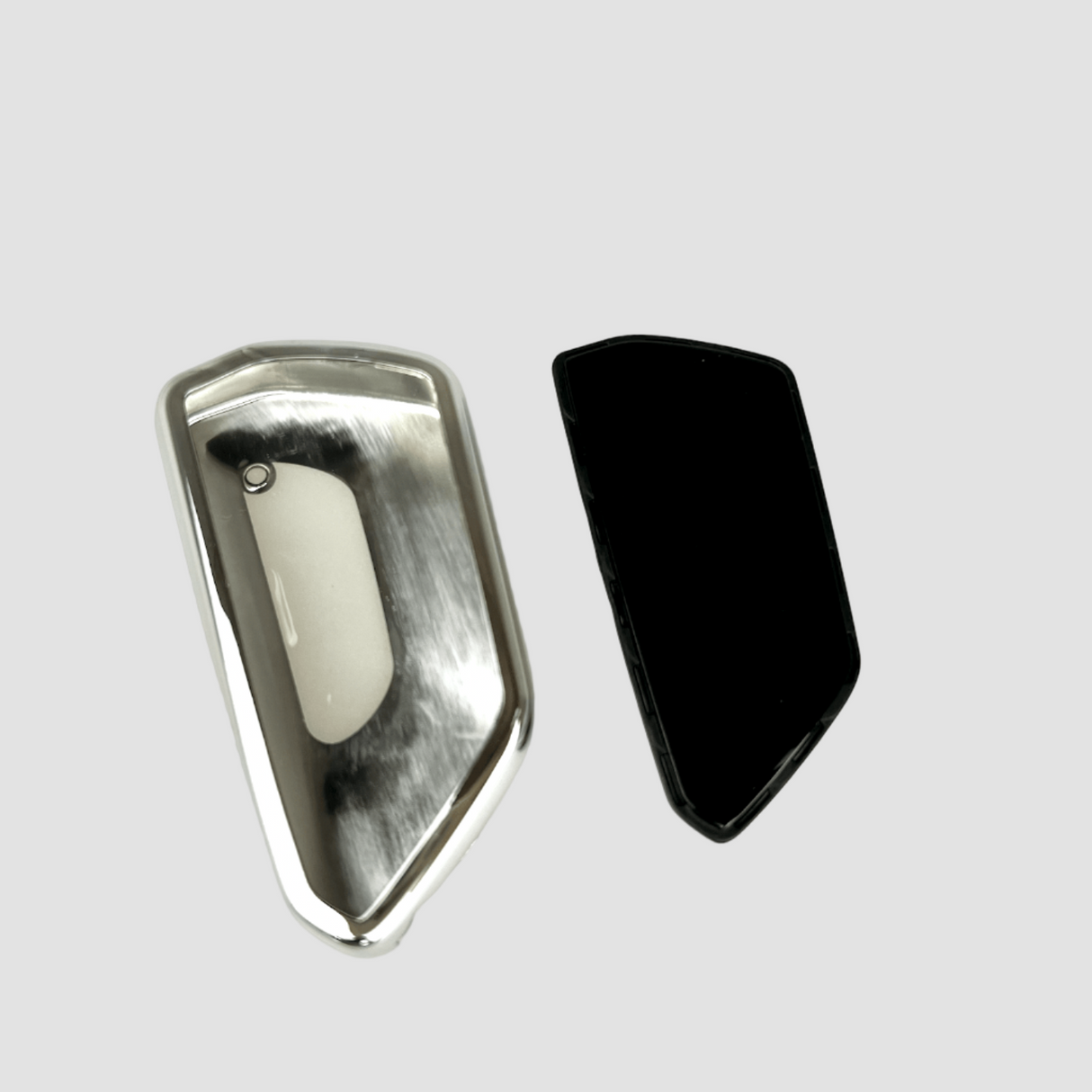 Zilveren sleutelcover voor VW ID.3/4 en Skoda Enyaq autosleutel