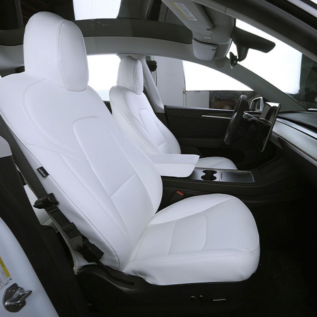 Compleet set stoelbekleding - passend voor Tesla Model Y