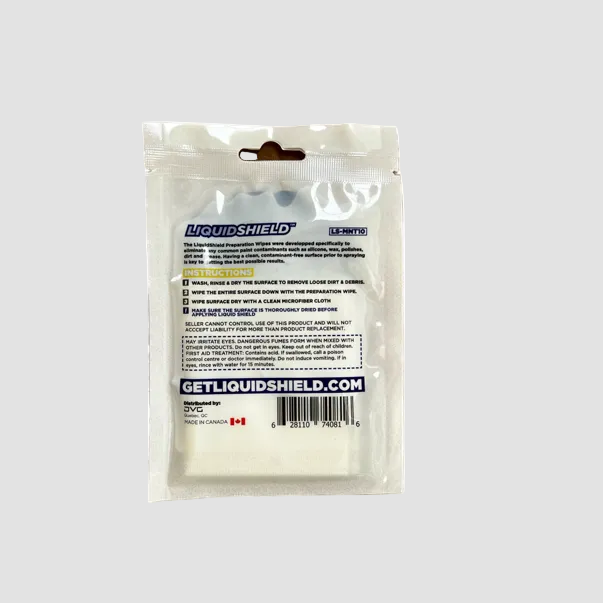 LiquidShield Wipes voorbereiding voor autolakafdichting