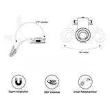 Magnetische telefoonhouder met zuignap