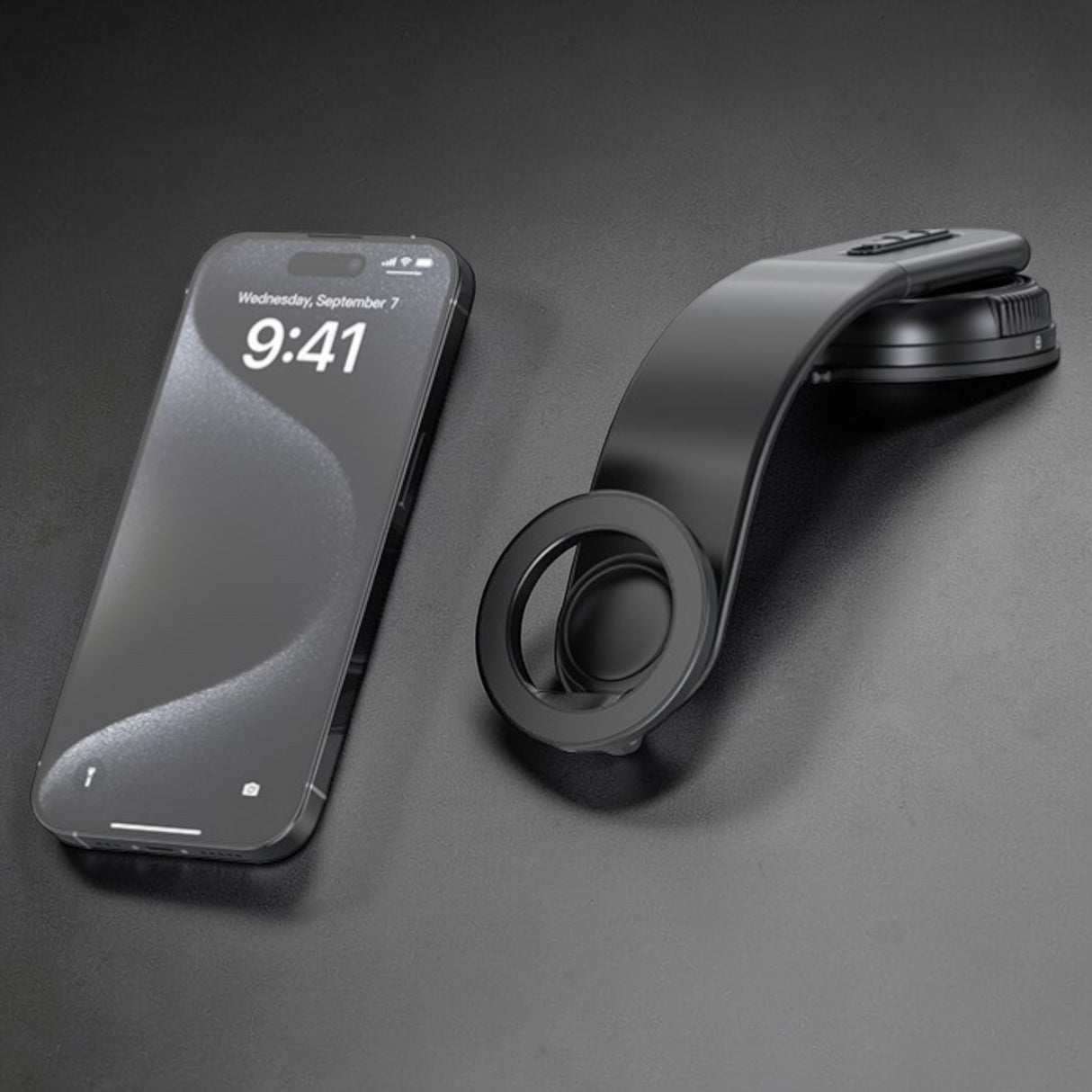 Magnetische telefoonhouder met zuignap