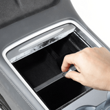 Opbergbox voor Tesla Model 3/Y, te plaatsen in de middenconsole, met handgreep om te verstellen