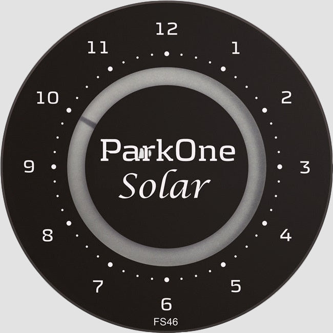 ParkOne Solar zonnecel aangedreven parkeerschijf