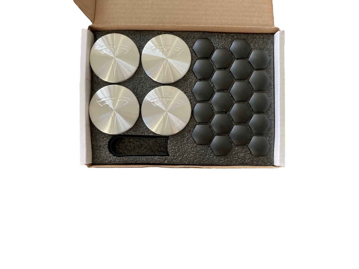 Wielset voor Tesla (Aero Wheel Cap Kit)