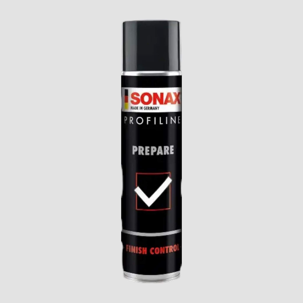 SONAX PROFILINE Prepare 400 ml spuitbus voor oppervlaktevoorbereiding, getoond op productpagina.