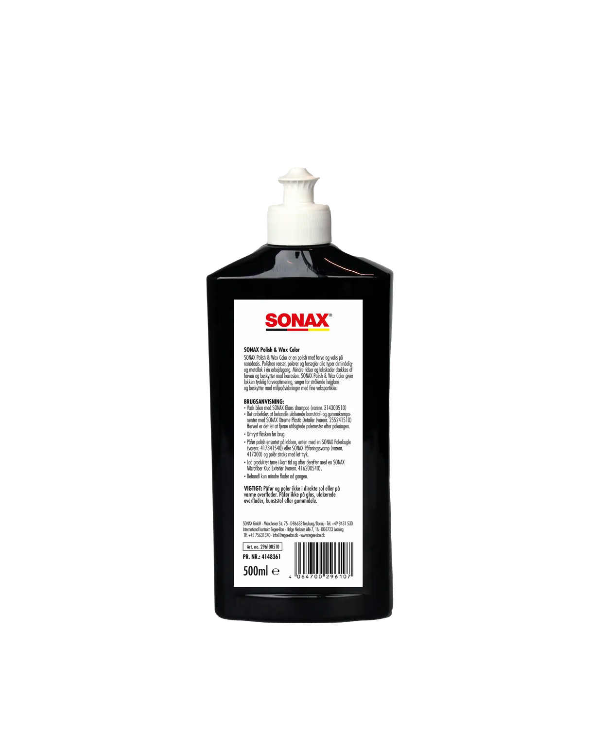 Sonax Polish & Wax Color (zwart)