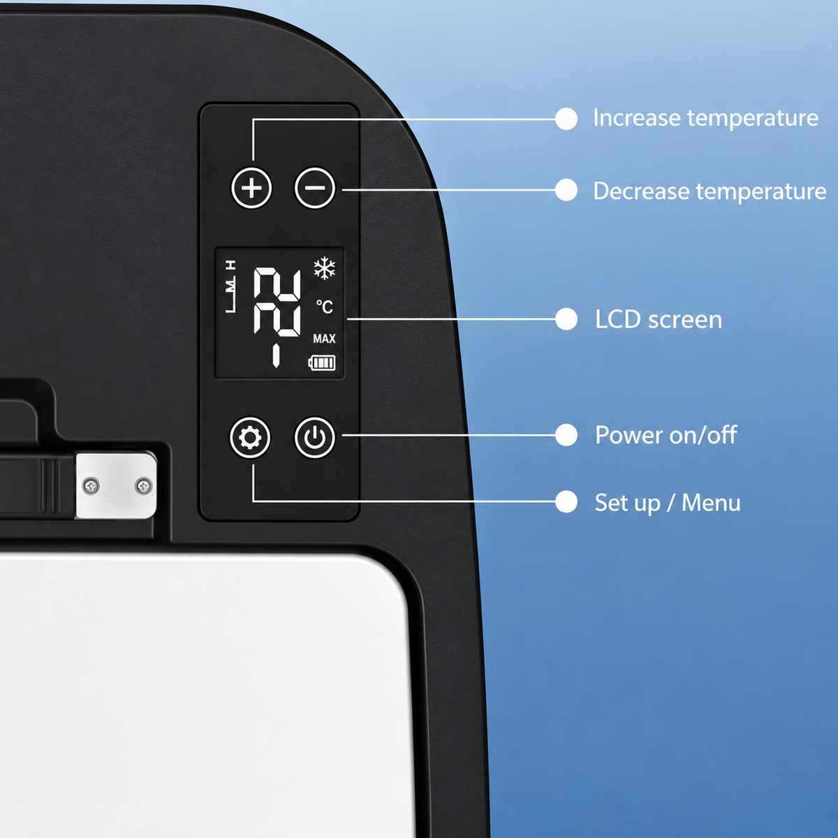 Koelbox met compressor voor de sub-trunk - Tesla Model Y
