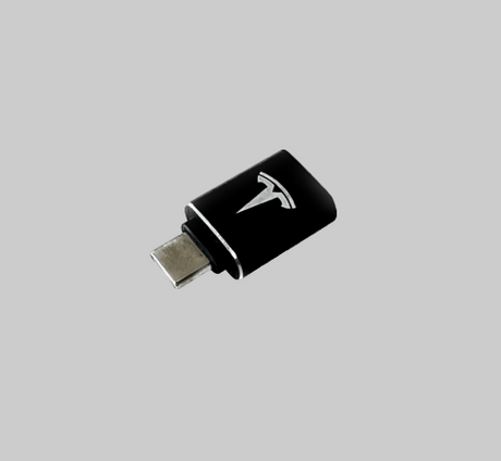USB-adapter voor Tesla met logo