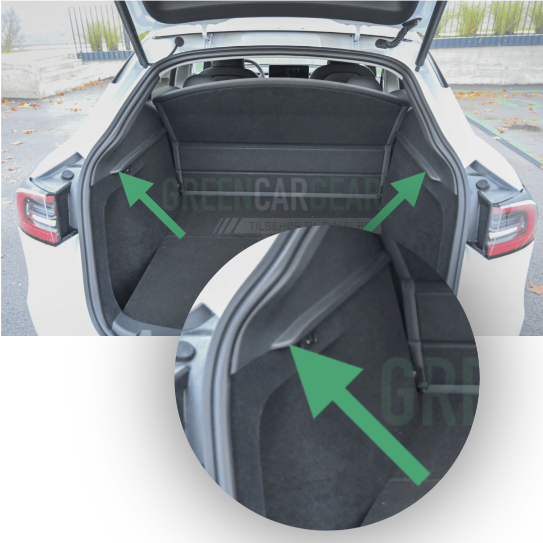 Kofferbakafdekking/rolgordijn voor Tesla Model Y