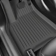 All-weather matten set voor Tesla Model Y met hoge rand.