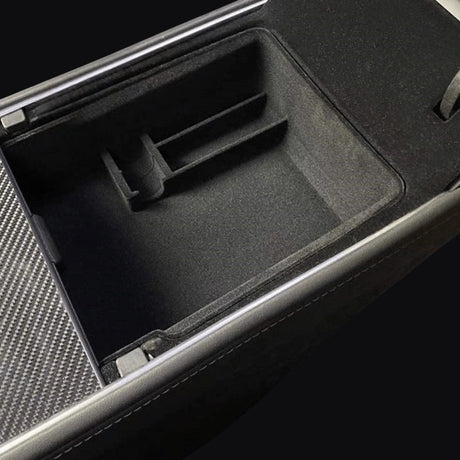 Opbergbox voor Tesla Model 3 en Y in de armleuning
