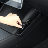 Cover voor draadloze oplader, met opbergruimte – Tesla Model 3 Highland