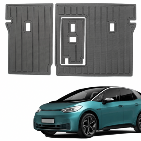 ID.3 met rugbeschermer die in de auto kan worden gemonteerd